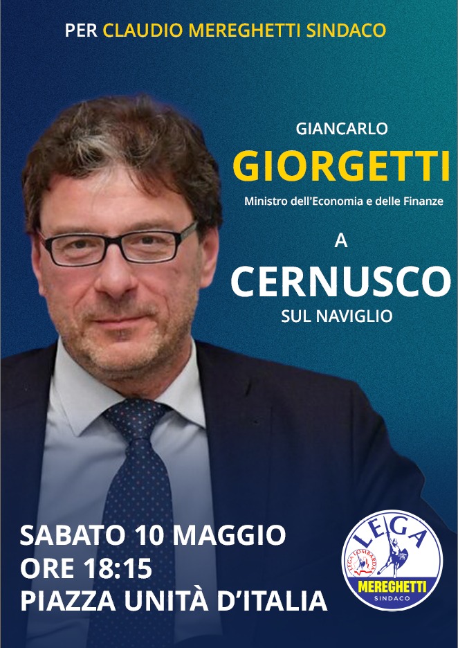 Il Ministro Giancarlo Giorgetti a Cernusco
