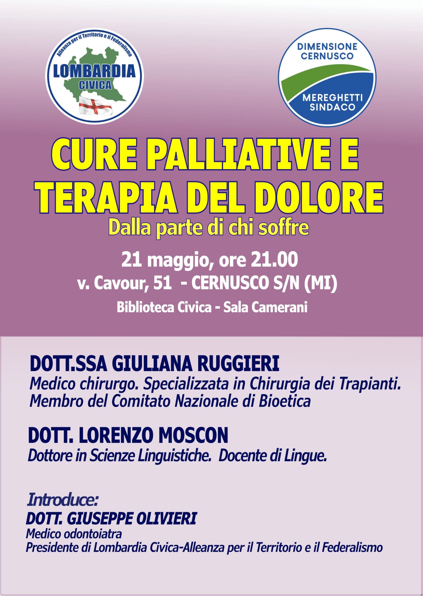 Cure palliative e terapia del dolore - Dalla parte di chi soffre