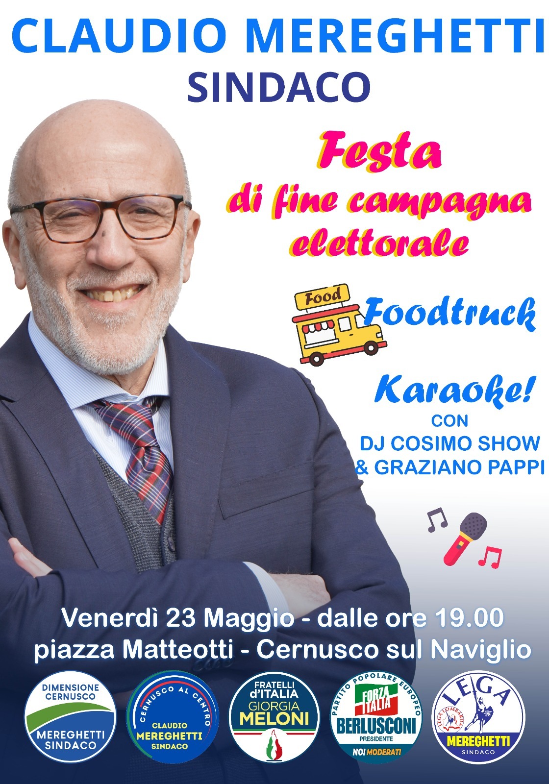 Festa di chiusura della Campagna Elettorale